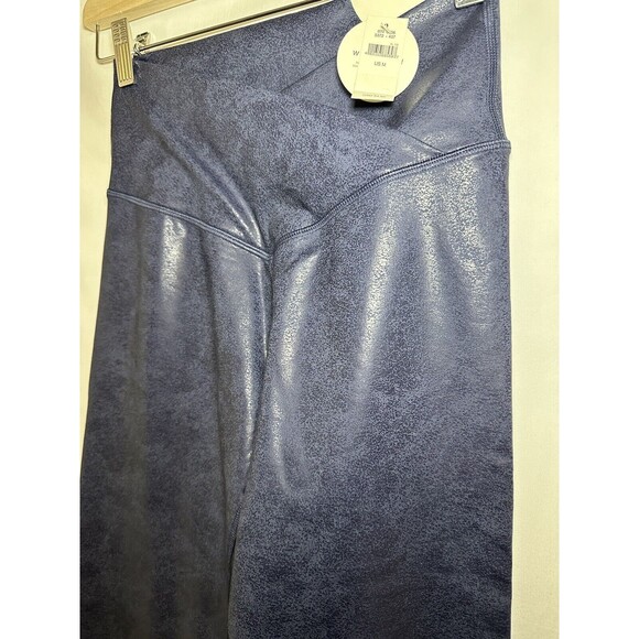 OFFLINE BY AERIE Crossover High‎ Waisted Blue Crackle Leggings MEDIUM NWT - Picture 5 of 14